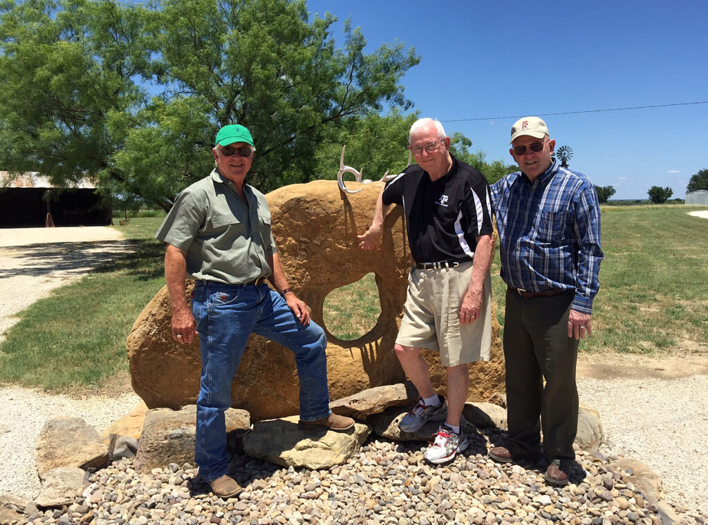 From left, Don Rea, Dr. Russell Cross and Dr. Gary Smith.