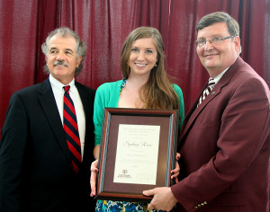 Dr. Bill Dugas, Sydney Reese and Dr. Mark Hussey