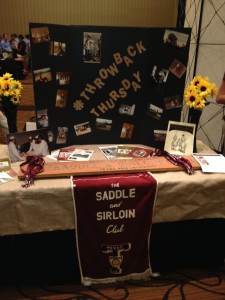 Saddle and Sirloin Club's display