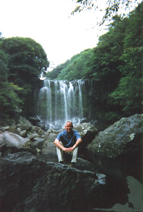 Stephen Smith on Jeju Island off the south coast of South Korea.
