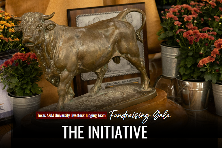 Poster for the Livestock Judging Team's fundraising gala