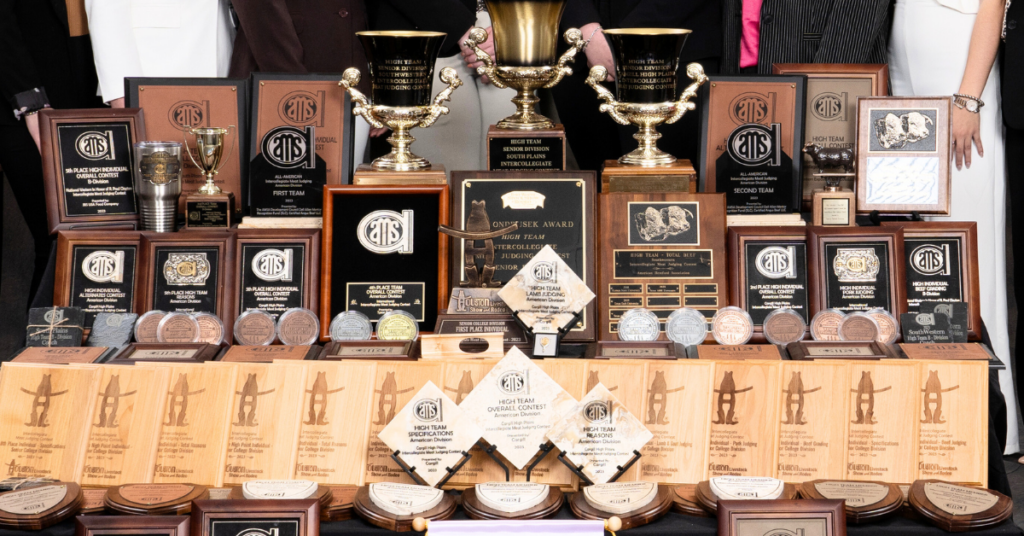 Display of trophies