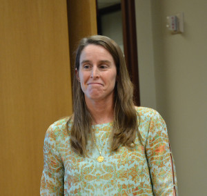 Anne Burkholder standing