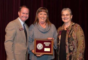 Becky Lewis won the President’s Meritorious Service Award in 2010.