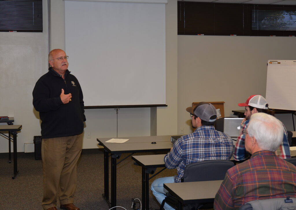 Dr. Jeff Savell lecturing