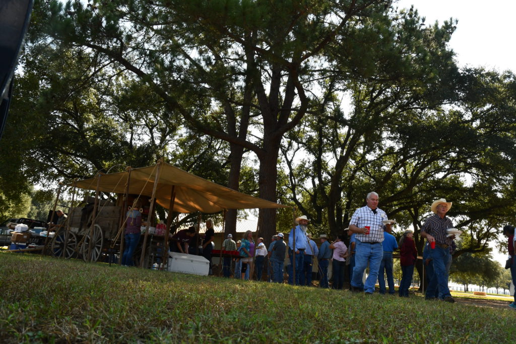 Cow Country Congress attendees were treated to rustic Chuck Wagon cookery during the noon lunch at Santa Rosa Ranch.