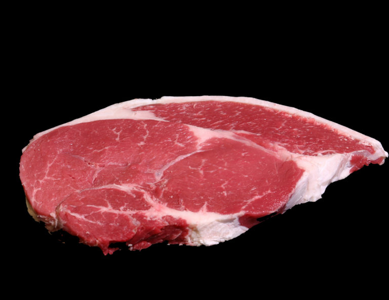 A traditional top sirloin steak.